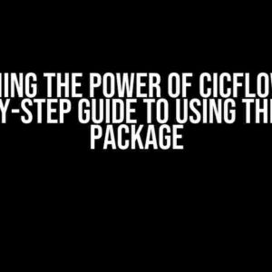 Unleashing the Power of Cicflowmeter: A Step-by-Step Guide to Using the Python Package