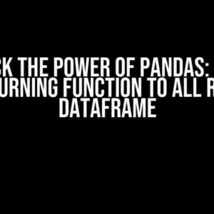 Unlock the Power of Pandas: Apply List-Returning Function to All Rows in a DataFrame